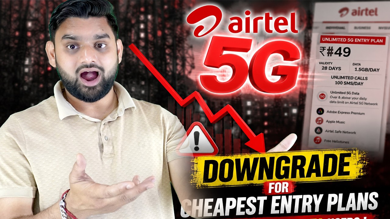 Airtel 5G Shock! Cheapest Unlimited 5G Plan Now Starts at ₹349