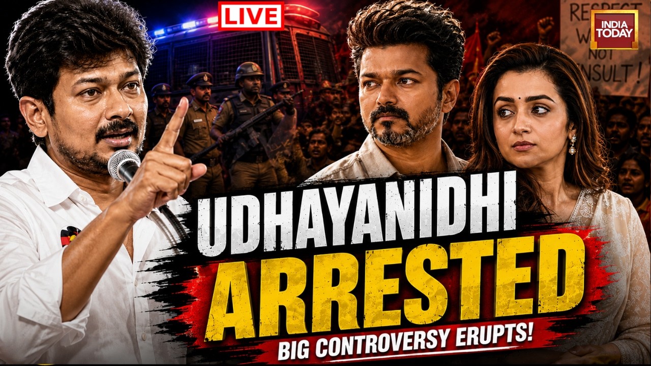 Tamil Nadu Cops Detain Udhayanidhi Stalin Over Vulgar 'Trisha' Remarks | Vijay News |Trisha News