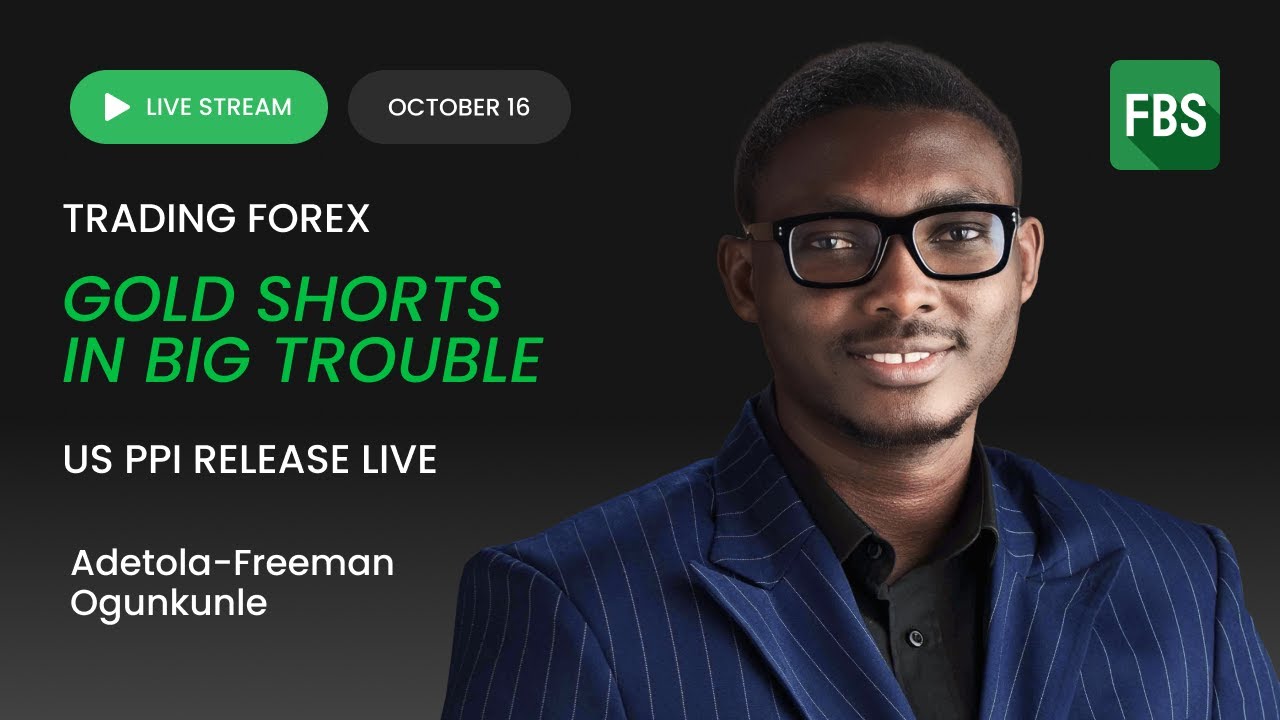 🔴 Live Forex Trading Stream | Gold Price Crash or Breakout? PPI Release LIVE