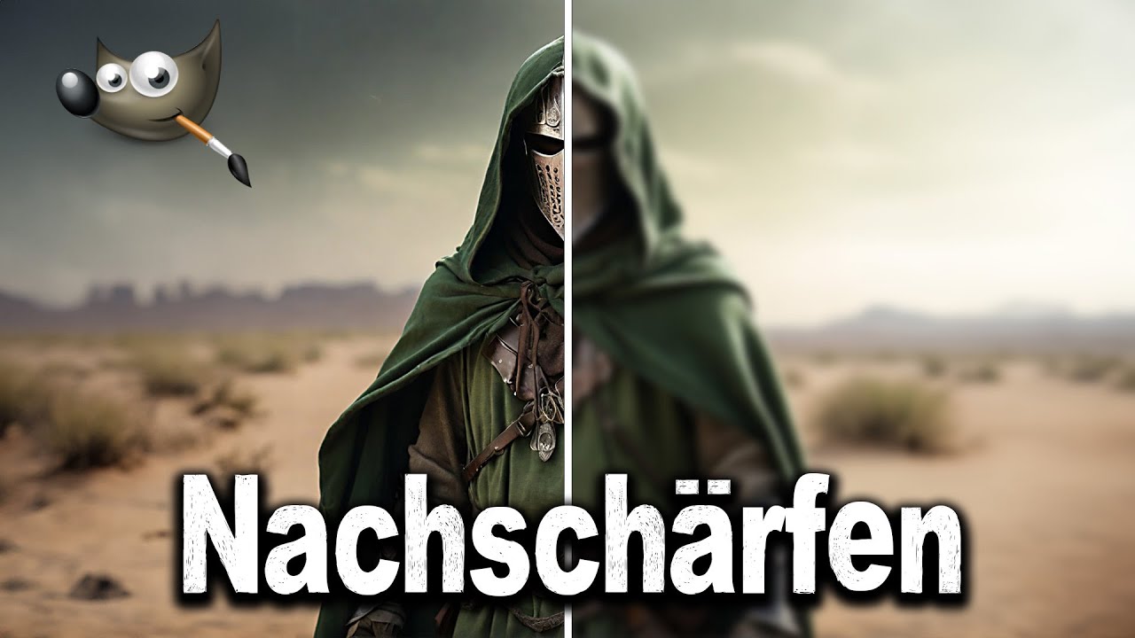 Bilder schärfen in GIMP | Fotos & Bilder nachschärfen | Tutorial [DEUTSCH]