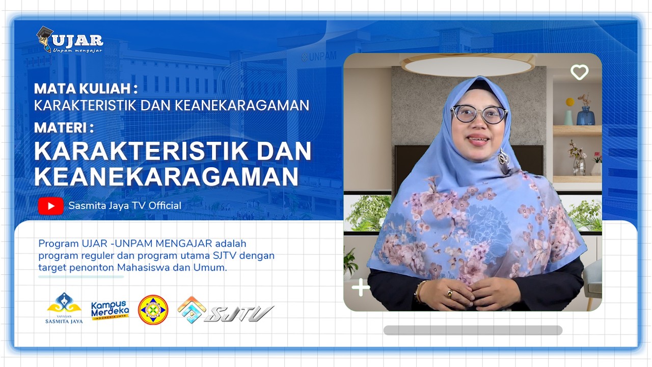 UJAR KARAKTERISTIK DAN KEANEKARAGAMAN PERTEMUAN 8 KARAKTERISTIK DAN KEANEKARAGAMAN