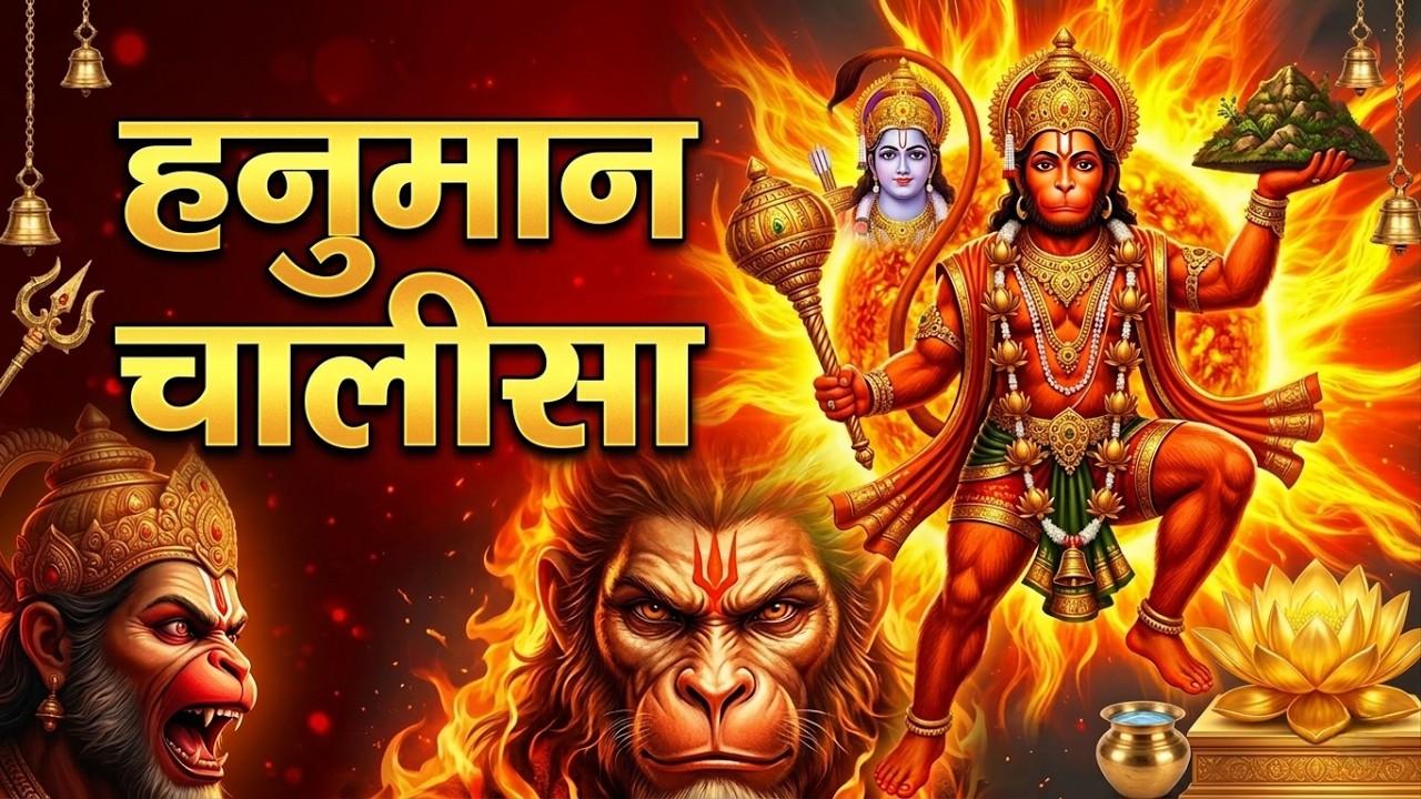 हनुमान चालीसा | Shri Hanuman Chalisa Bhajan | Hanuman Ji Ki Bhakti Song | Sankat Mochan Hanuman