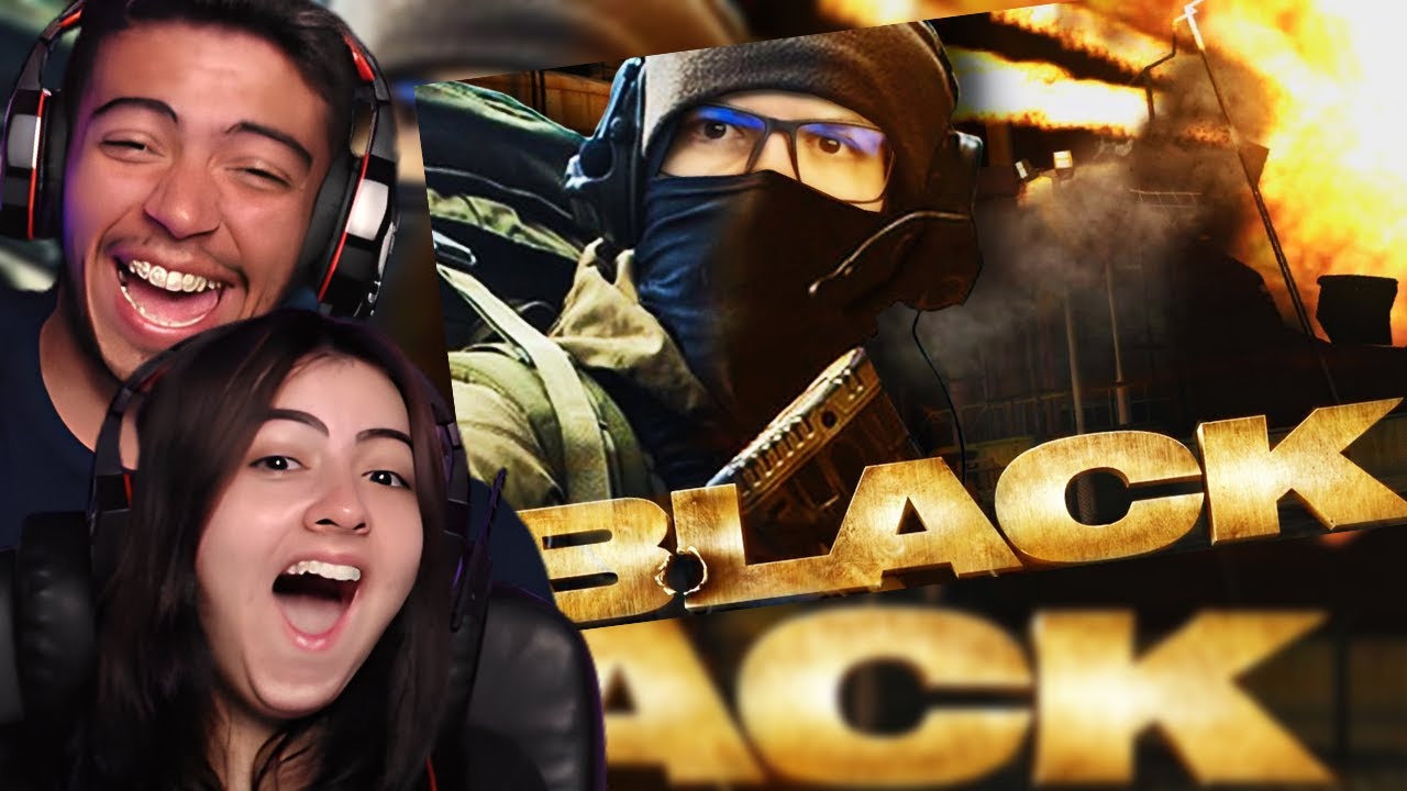 (Games EduUu) É MUITO TIRO NESSE CLÁSSICO! - BLACK PS2 | REACT