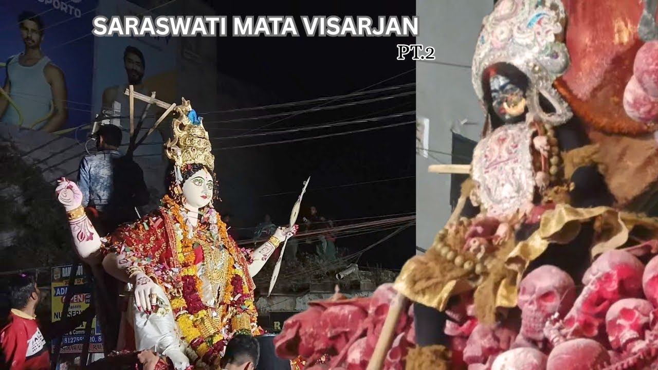 Saraswati Mata ka visarjan part 2