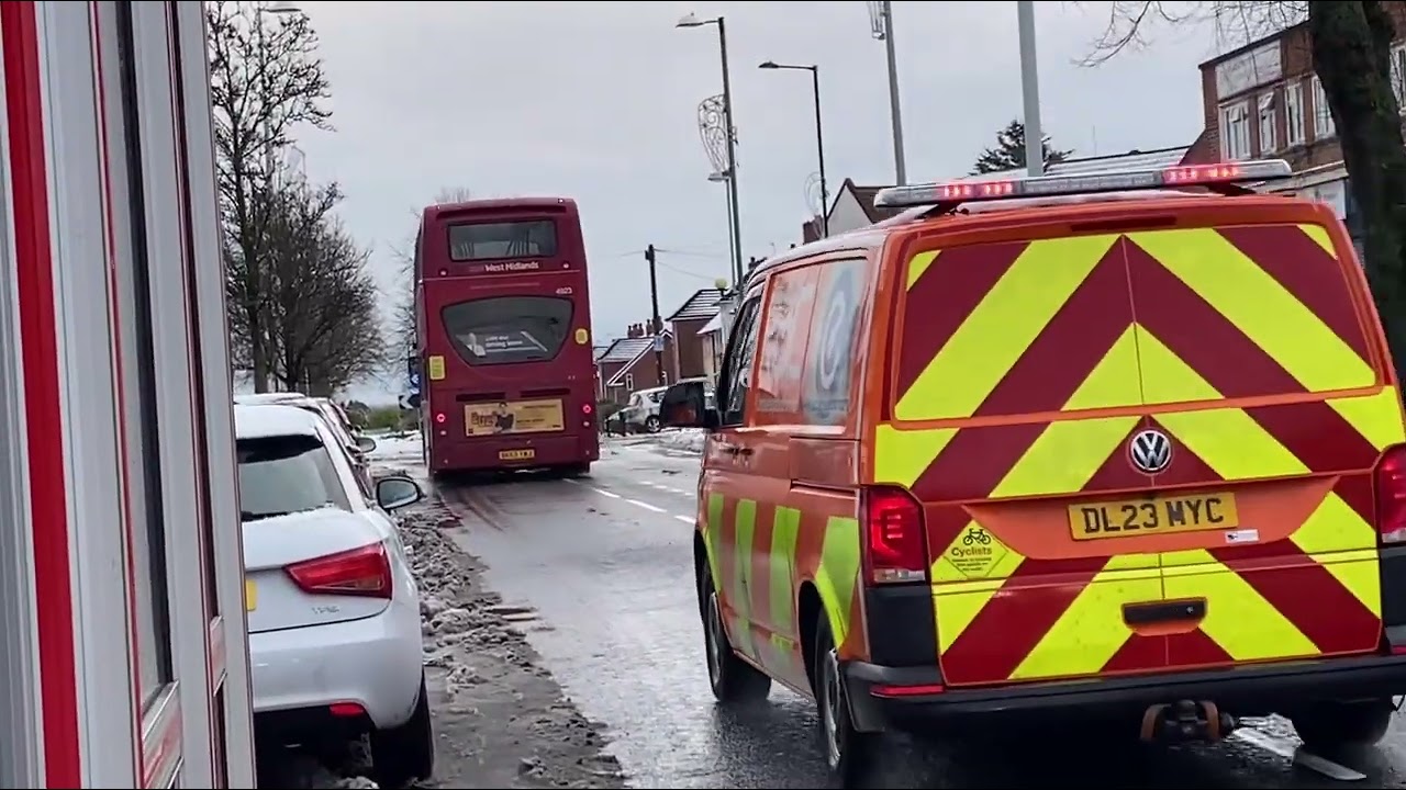 NXWM | Buses in Birmingham in the Snow