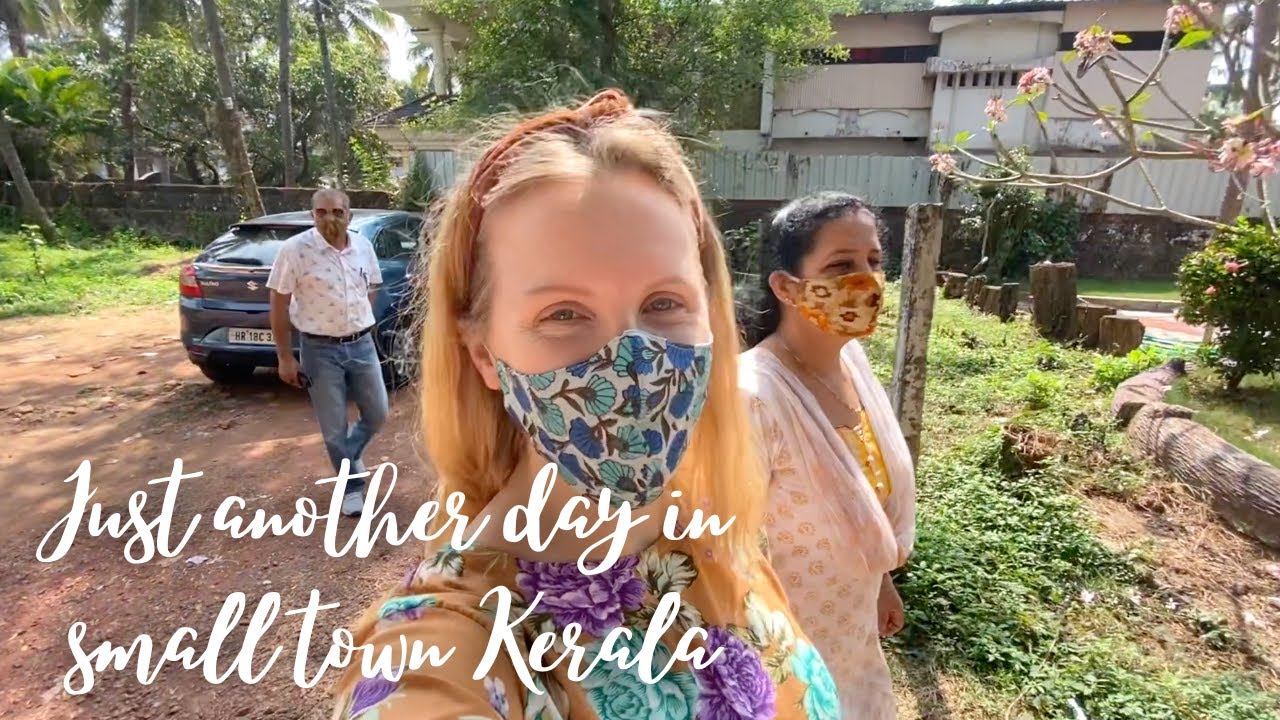 My day out with family in Payyanur - Vegetarian Kerala lunch meal + nursery visit
