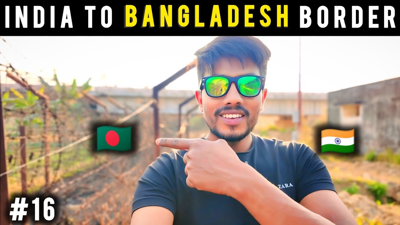 India to Bangladesh Border. Sabroom, South Tripura