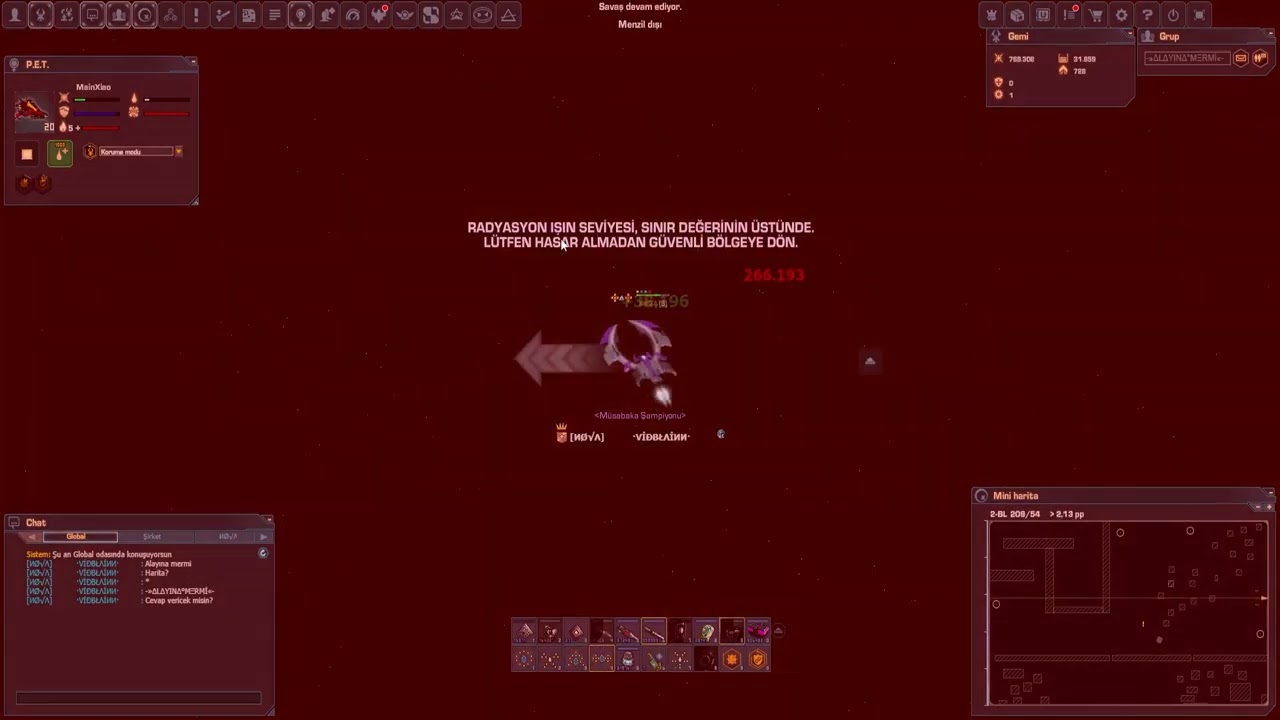 DarkOrbit Tr4-6 AZ SAYI ÇOK SAYI FARK ETMEZ 1V1 YAKALAYINCA SAPLAR GEÇERİM