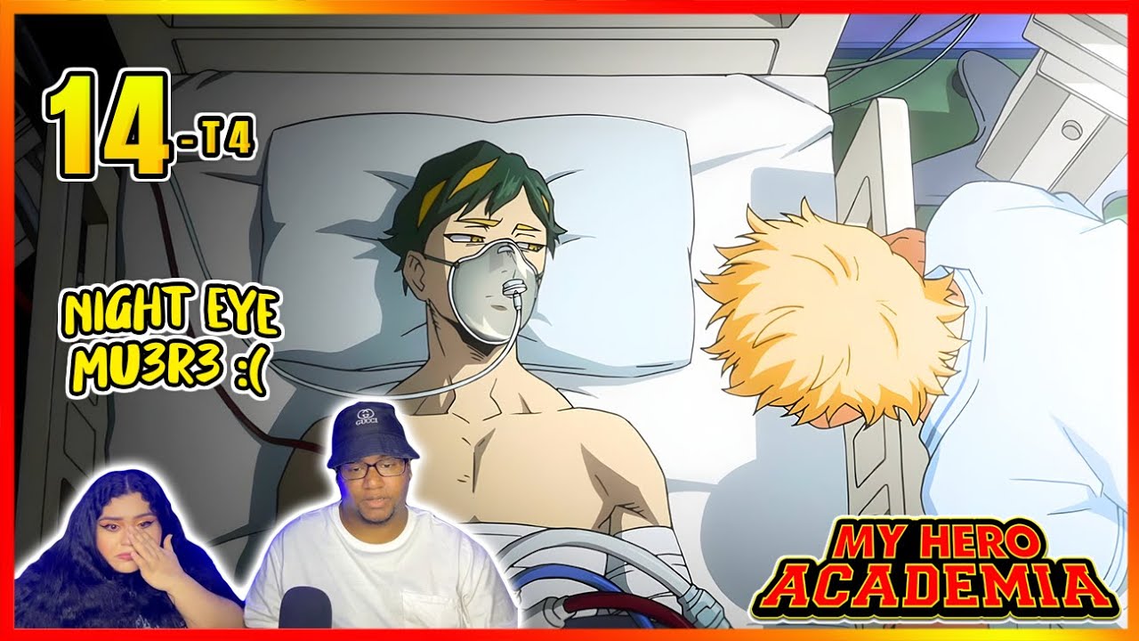 ¡LA MUERTE DE NIGHTEYE! 😭😭💔 / BOKU NO HERO EP 14 TEMP 4