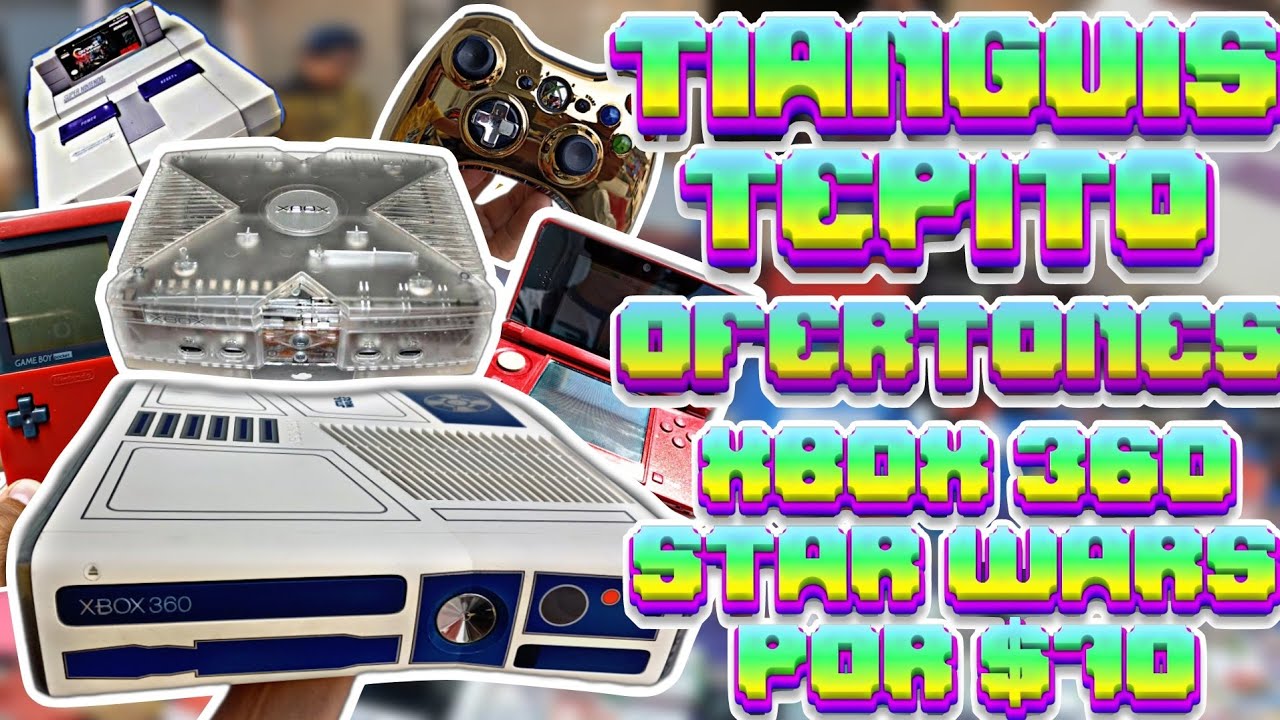 Compré Xbox 360 Súper Especial En Tianguis Por $70 Nintendo 3DS Semi Nueva Chachareando En Tepito