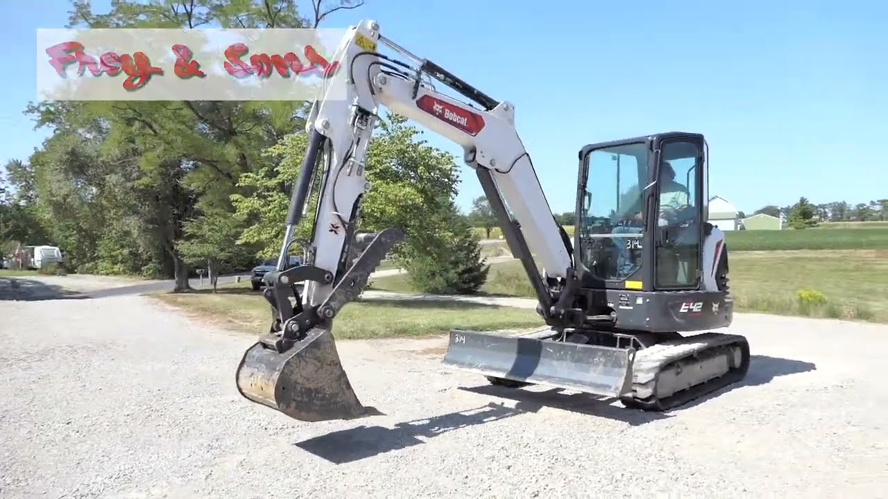 2022 Bobcat E42 Mini Excavator at Online Only Auction, Sept. 24, 2025