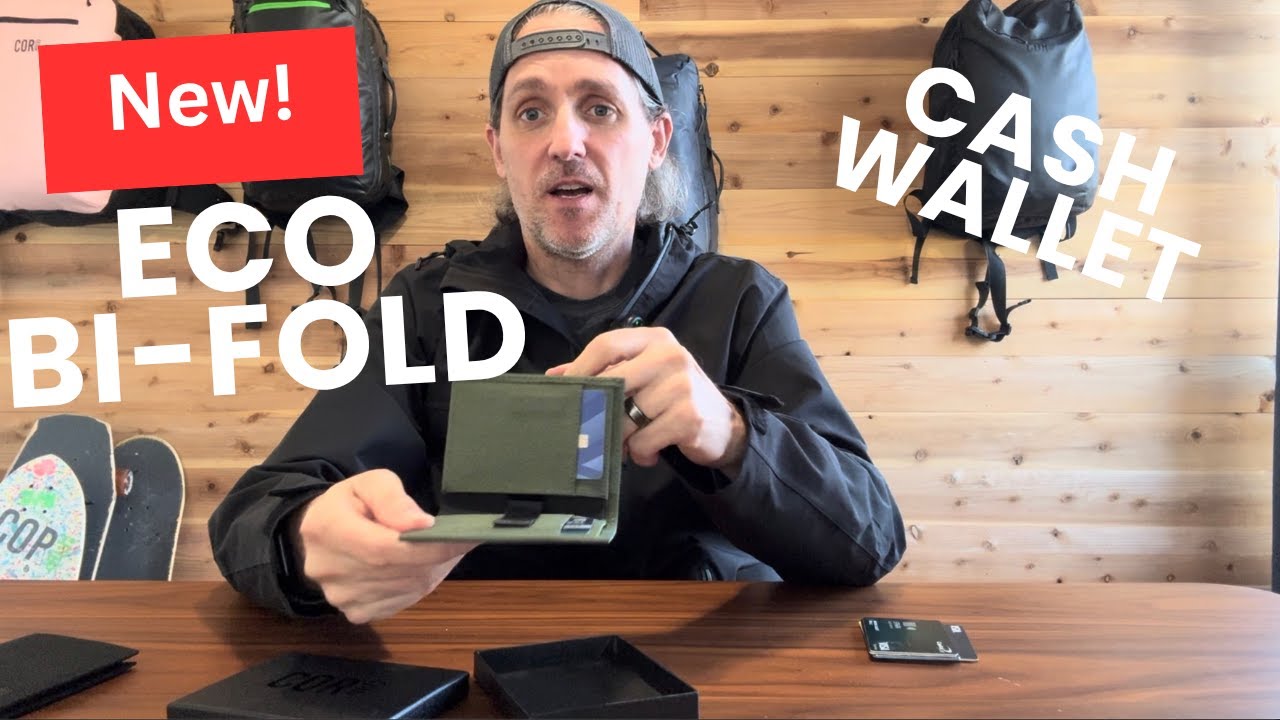 NEW! Eco Bi-Fold Cash Wallet | Waterproof RPET with RFID Blocking