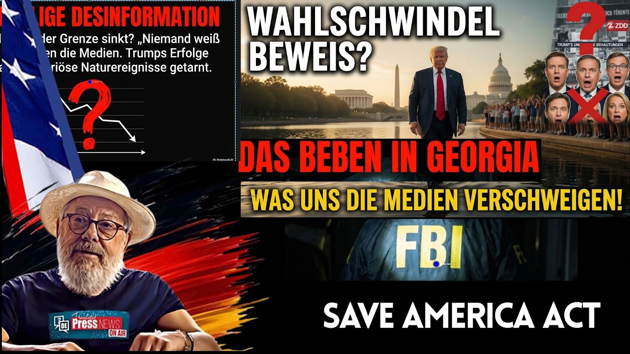 &bdquo;Trump deckt Wahlbetrug auf! Deutsche Medien zittern wie Espenlaub vor dem SAVE America Act!&ldquo;