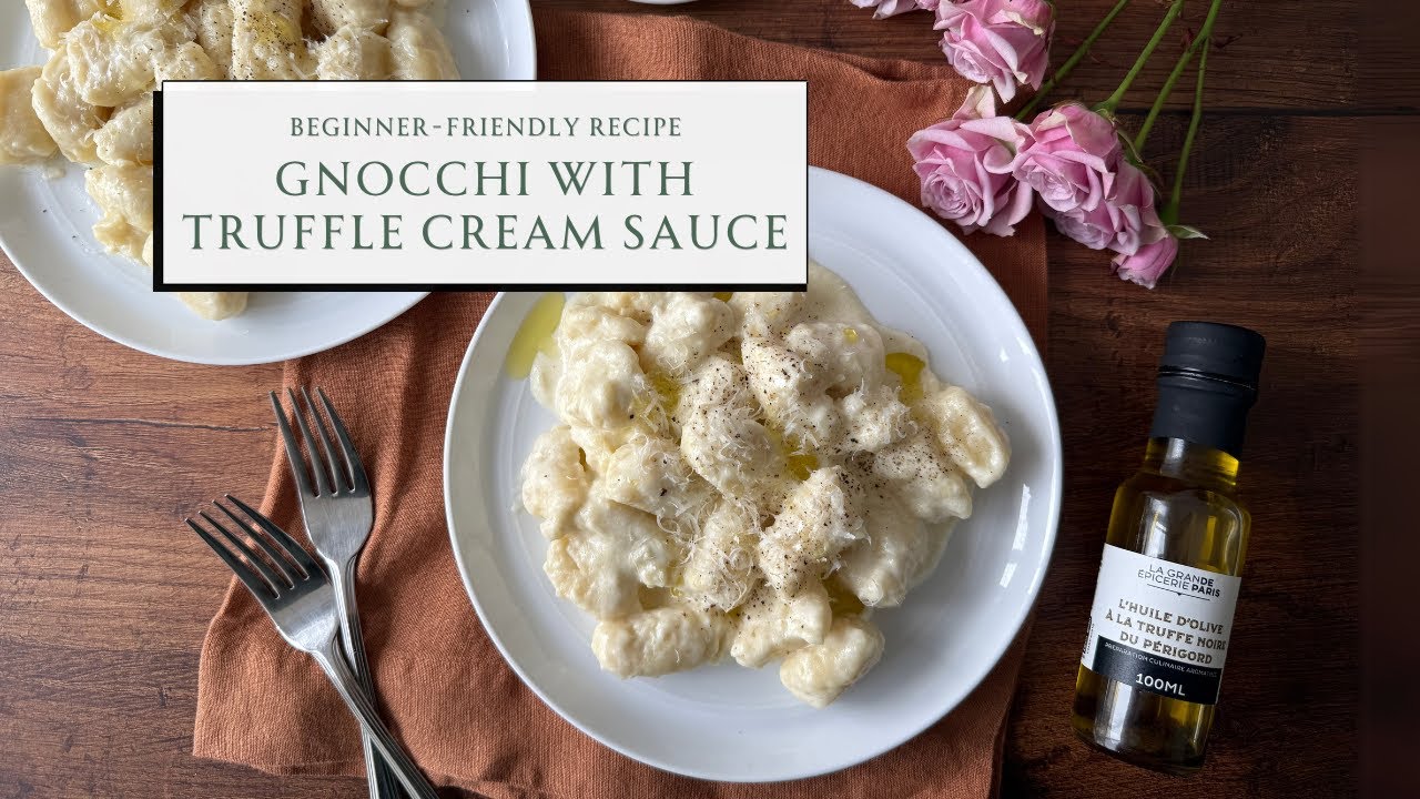 Gnocchi with Truffle Cream Sauce 🥔✨ Beginner's Guide to Making Gnocchi | SEASON & SERVE BLOG
