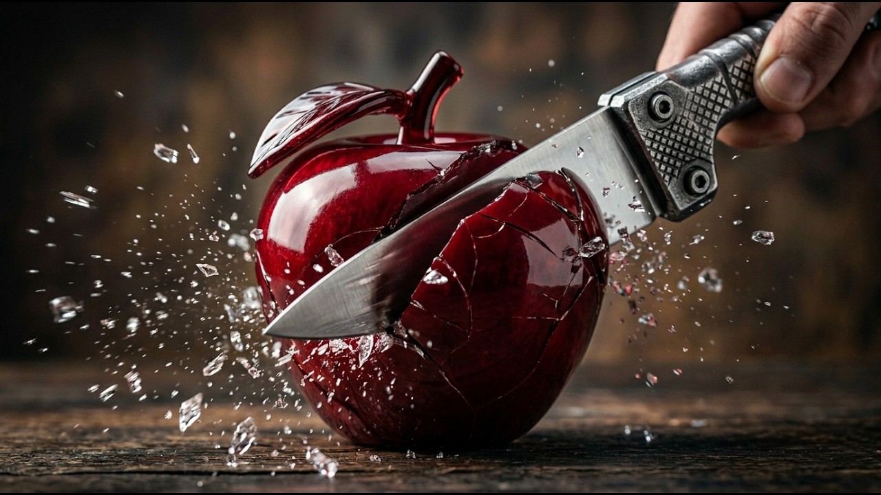 Extreme Satisfying Glass Fruit Cutting ASMR | Stress Relief Sounds 4K UHD