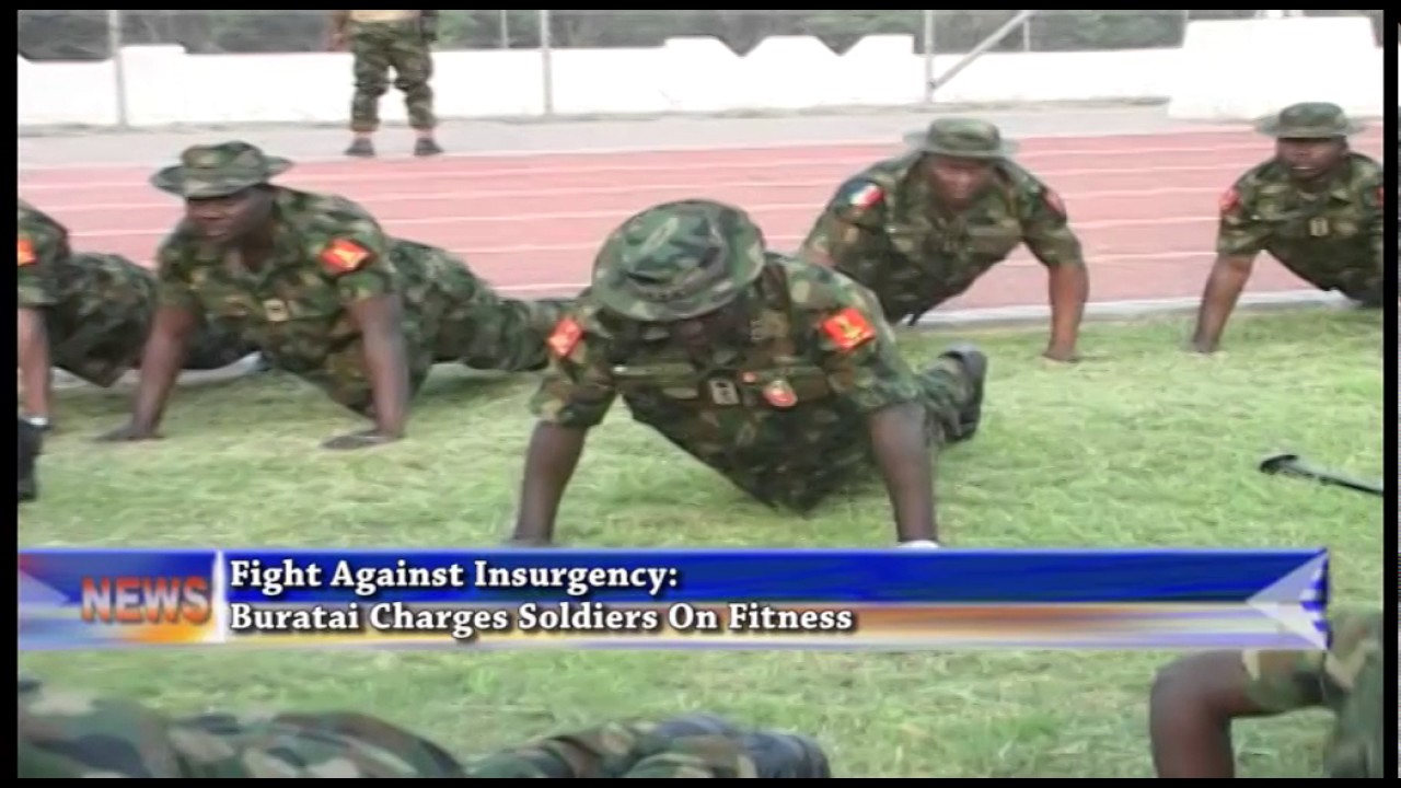 Fight Against Insurgency: Buratai Charges Soldiers On Physical Fitness