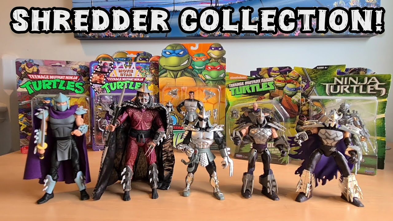 THE SHREDDER Figure Collection! #TMNT 