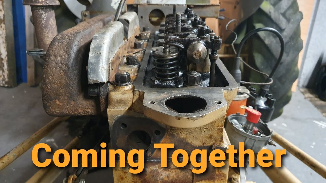 1957 Ferguson 35 TVO - Part 9 - Refitting Cyl Head