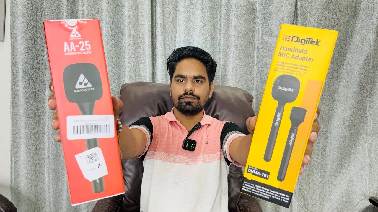 Audio Array AA-25 Handheld Microphone Interview Adapter for Wireless Lapel Microphones | RR