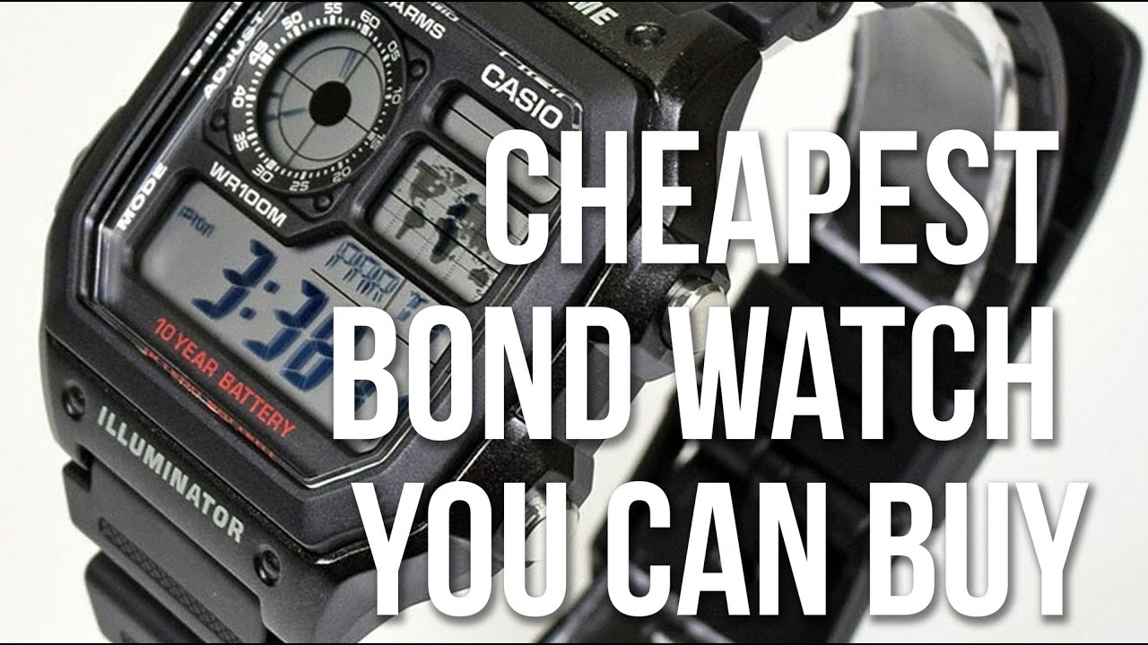 Casio 1200WH cheapest bond watch money can buy
