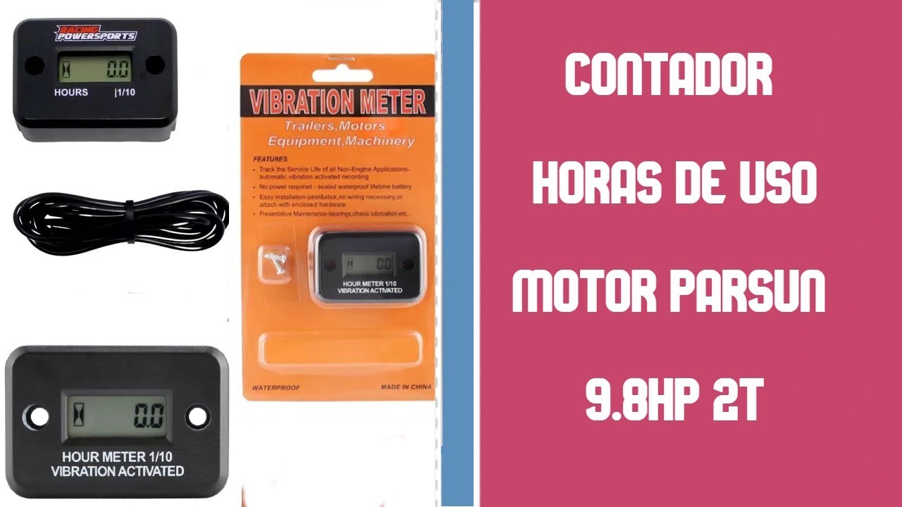 Instalación Contador Horas de Uso Motor Náutico Parsun 9.8 2T