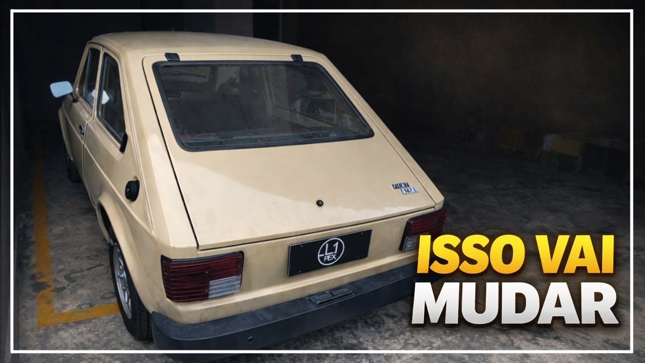 FAZENDO ALGUMAS MELHORIAS no MEU CARRO ANTIGO - FIAT 147 1978! 🚗⚙️