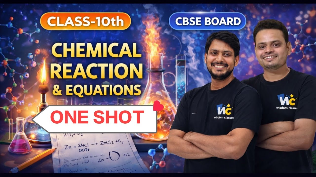 🎯 “Chemical Reactions & Equations 🔥 | One Shot Revision | Class 10 CBSE”