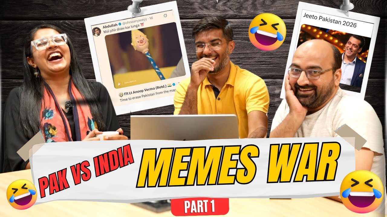 Reaction Video: Pak vs India Memes War! (Part 1)