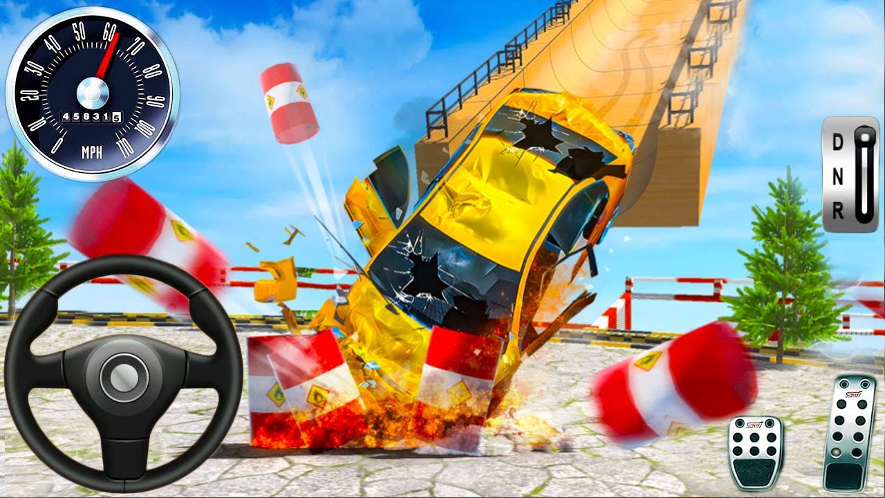 Crashing Car Simulator Game | Ultimate Destruction & Crash Test | 4K Android Gameplay