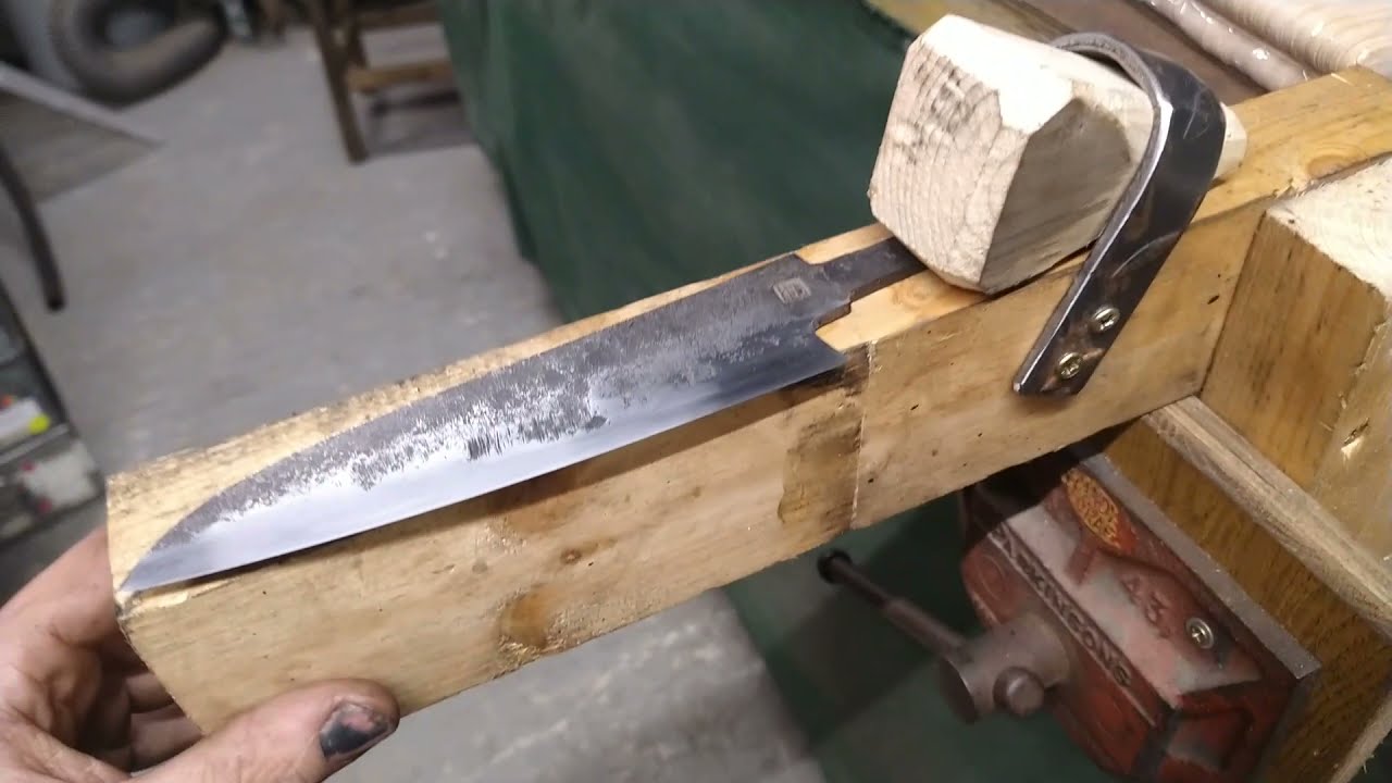 Japanese inspired blade clamp - prototype