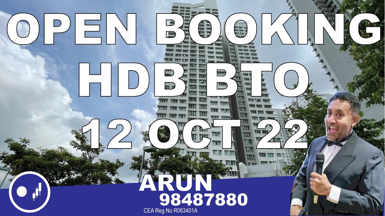 How to Apply for HDB BTO Open Booking - from 12 October 2022