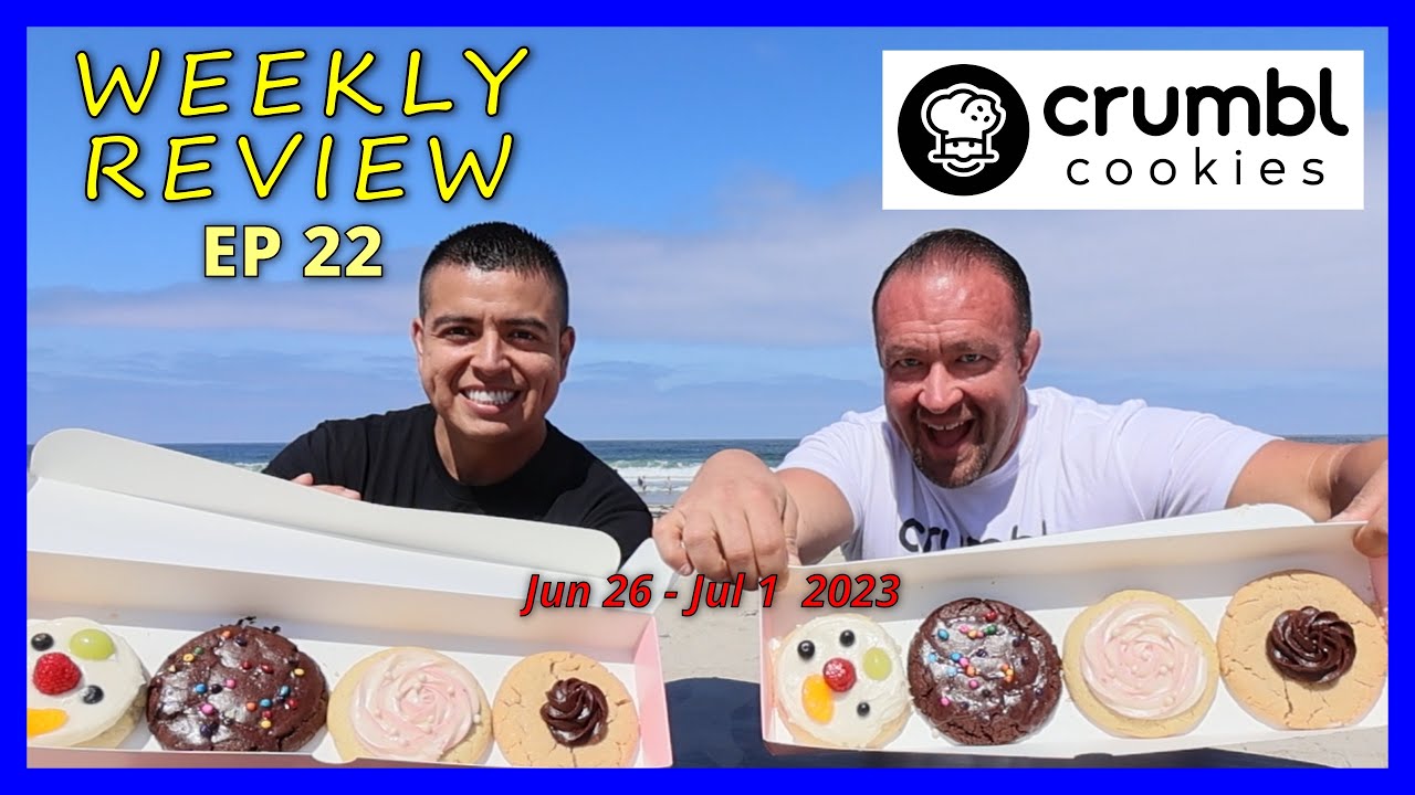 CRUMBL COOKIES WEEKLY REVIEW - EP 22 *ON THE BEACH W/ MICHAEL SUAREZ*