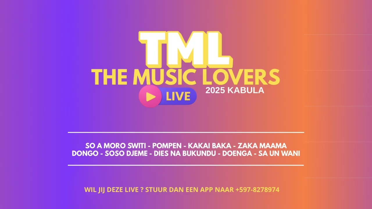 The Music Lovers -  TML Kabula Live 2025