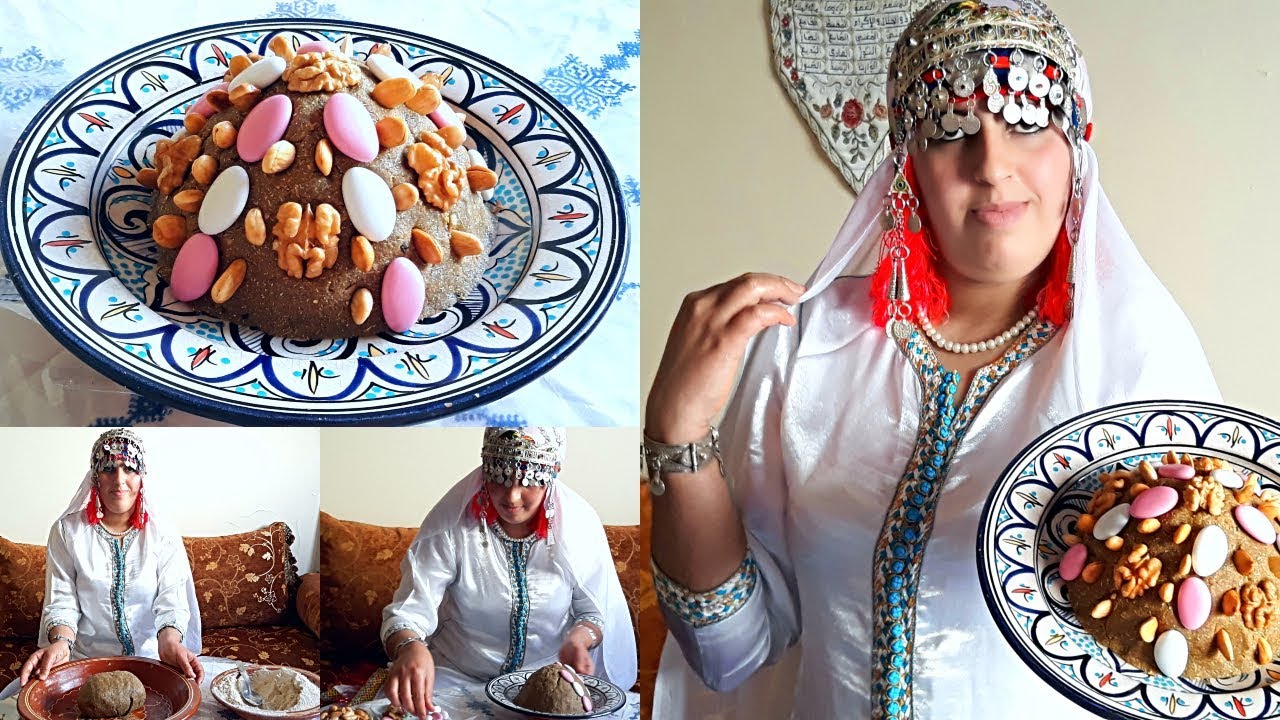 زميطة او لبسيس 🍚 على الطريقة السوسية للعرس الأمازيغي من اعداد ليلى 🇲🇦