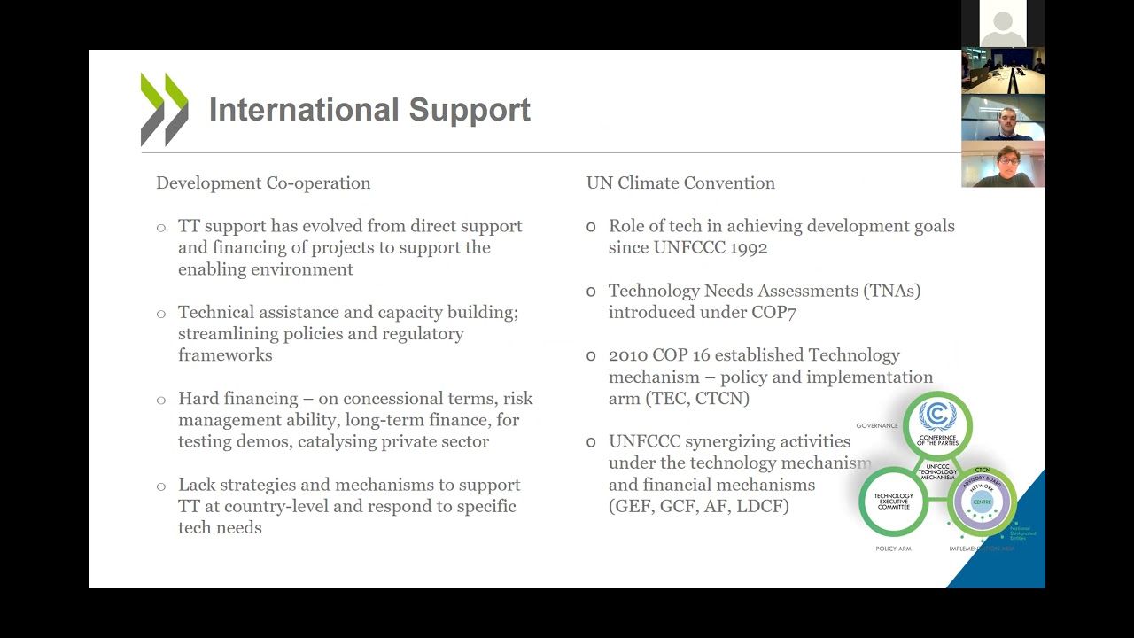 Webinar recording: The Role of Development Co-operation in Climate-related Technology Transfer