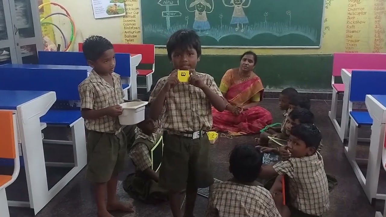 Aksharala pandlu _ GFLN activity by Mppschool Lingareddy Nagar kids Proddatur 
