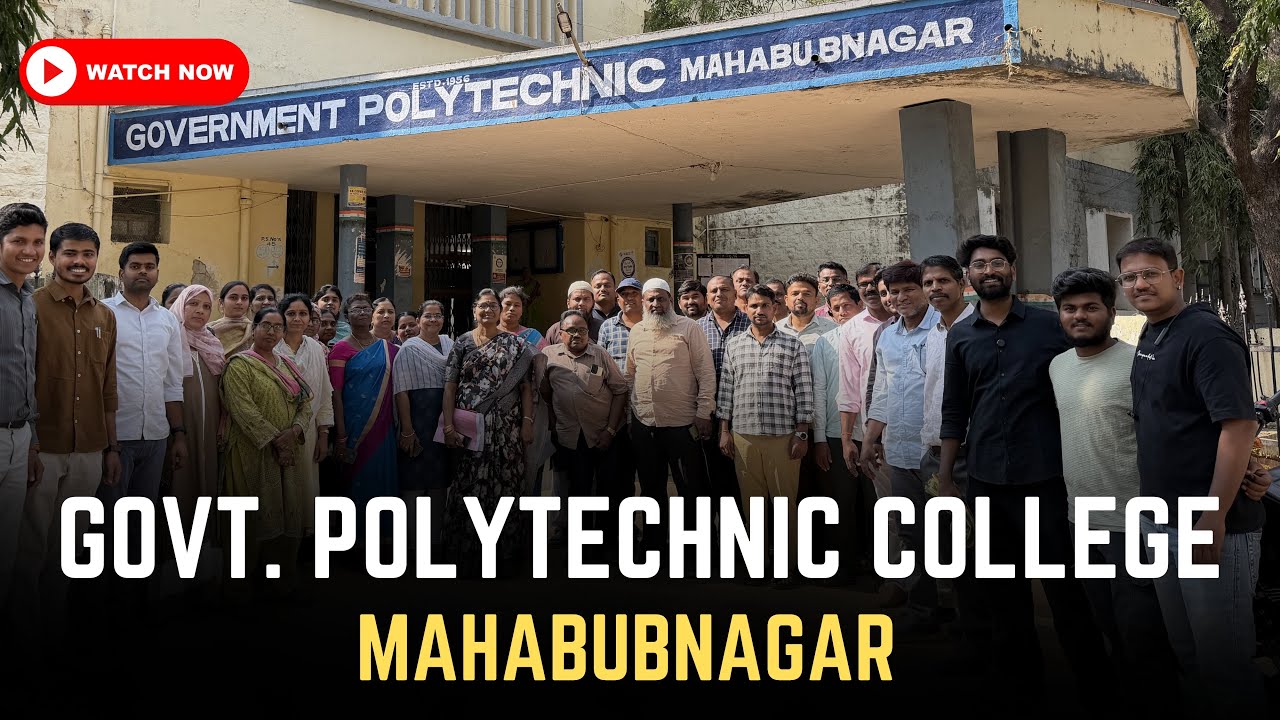 70 Years History! 😱 Govt Polytechnic Mahabubnagar | Special Felicitation | Happening Palamuru