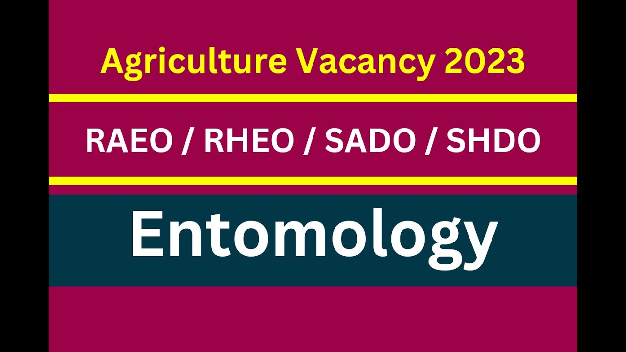 RAEO / SADO 23 (Entomology)