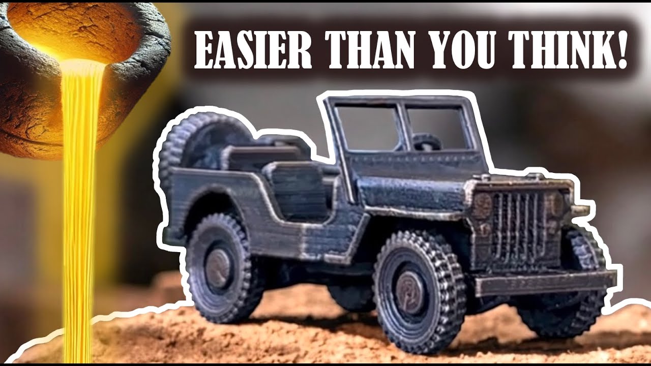 CASTING A BRONZE MINI JEEP