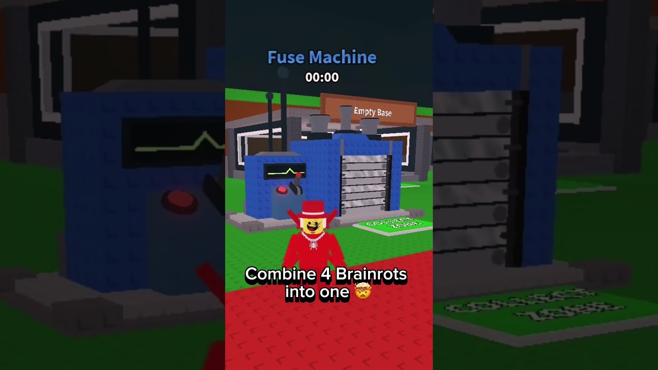 NEW FUSE MACHINE IN STEAL A BRAINROT #stealabrainrot #roblox