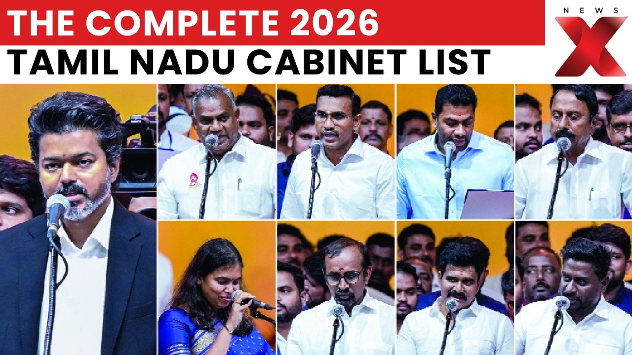 Tamil Nadu Cabinet 2026: Chief Minister C. Joseph Vijay Allocates Key Portfolios |FULL LIST REVEALED