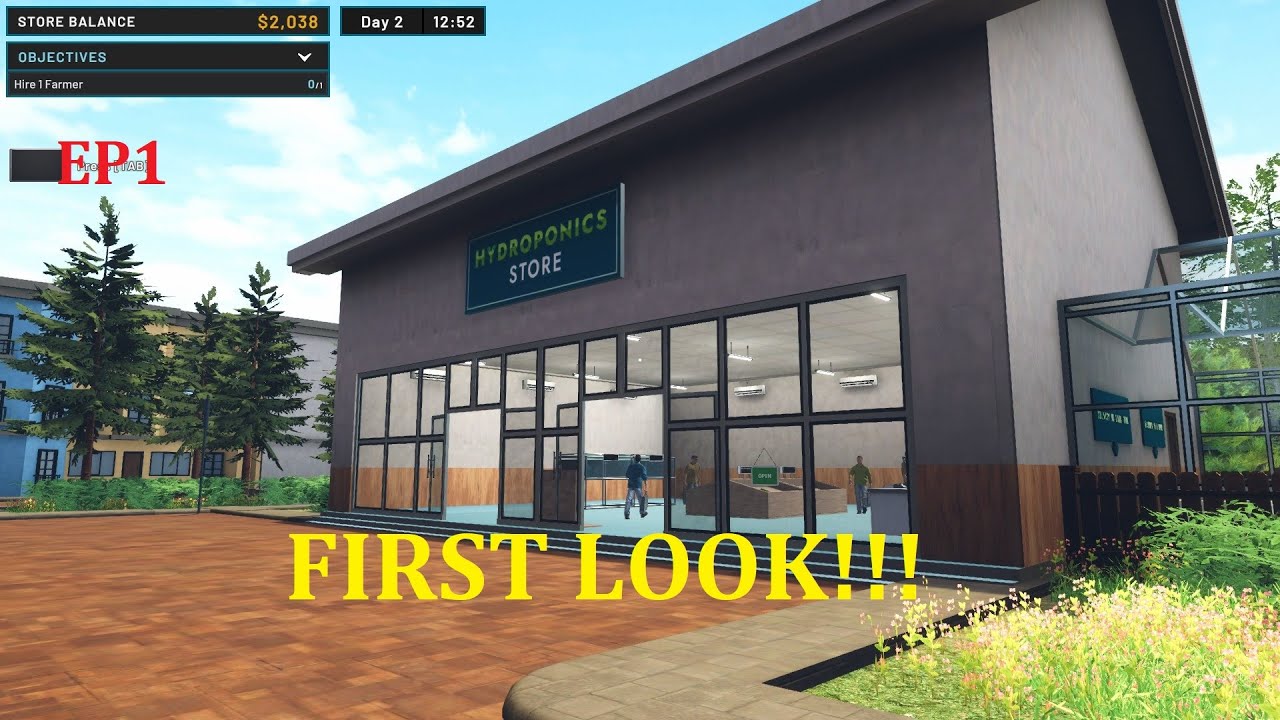 HYDROPONICS FARM AND STORE SIMULATOR EP1