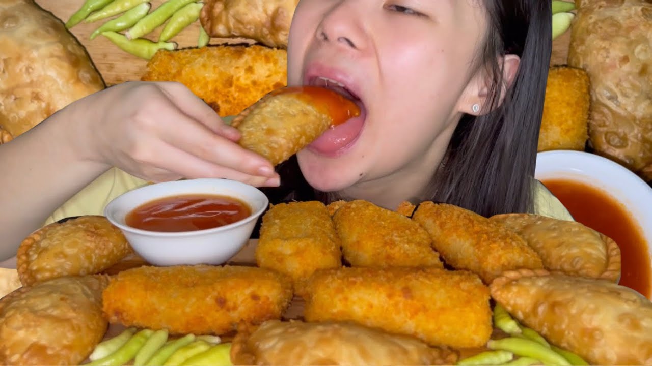 MUKBANG RISOLES & PASTEL!!!