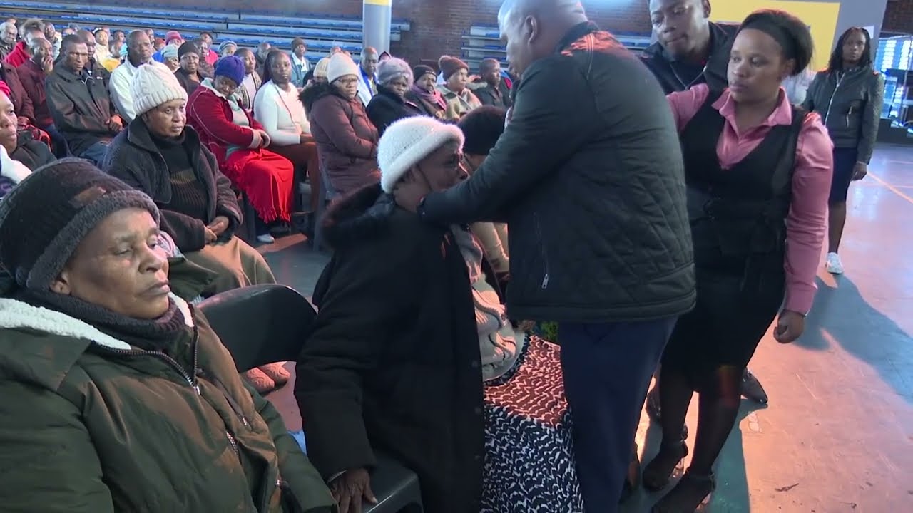 Watch as Apostle EB Ndlovu prays for her healing. #prayer