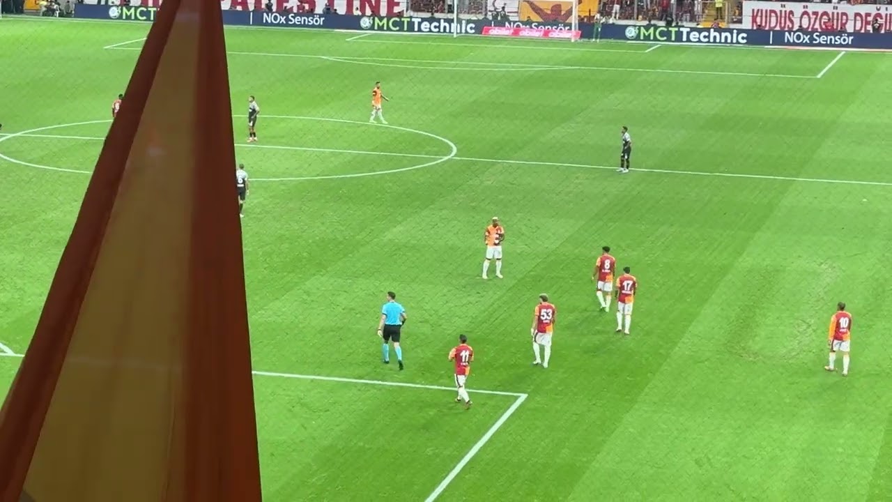 GALATASARAY 3-0 Fatih Karag&uuml;mr&uuml;k Barış Alper Yılmaz Gol Trib&uuml;n &Ccedil;ekim 15.08.2025