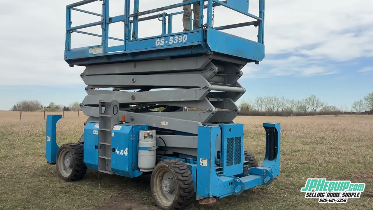 2007 Genie GS 5390 Rough Terrain Scissor Lift   #9657 AS