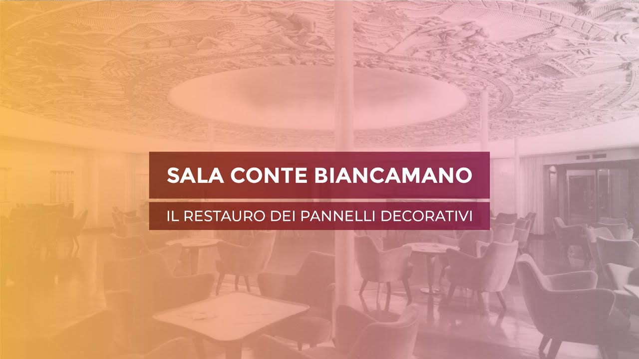 Restauro Salone delle Feste del Transatlantico Conte Biancamano