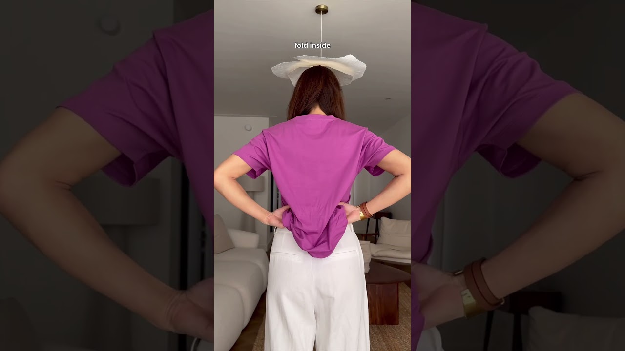 How to crop your t-shirt perfectly 💖 Make sure to save & subscribe for 