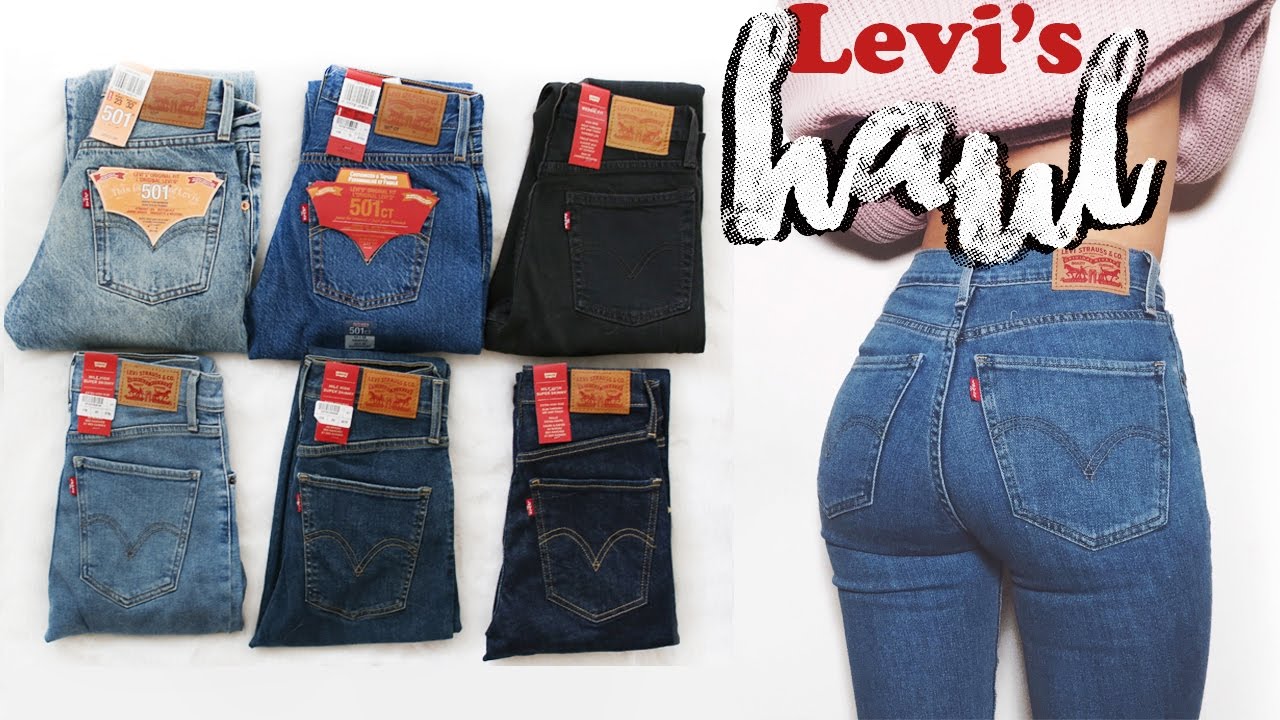 Haul - Try on Levi's Jeans, 501's, Mile High etc | LLimWalker
