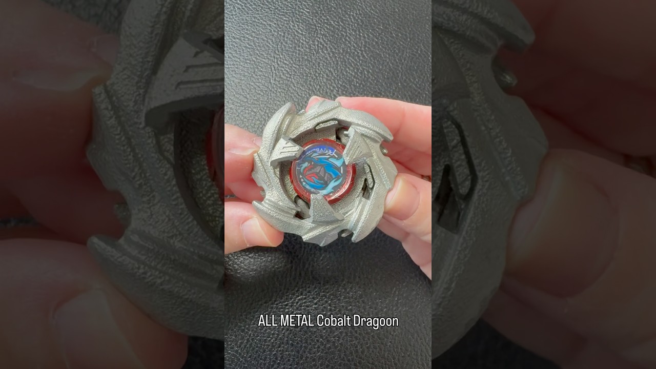 Cobalt Dragoon Assembly - All Metal Beyblade X by BenchBlade